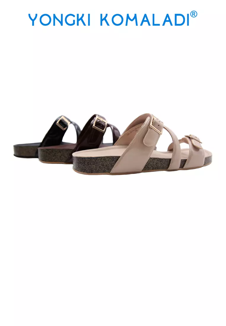 YONGKI KOMALADI KENDRA SANDAL OL-KVN4694-BE CREAM