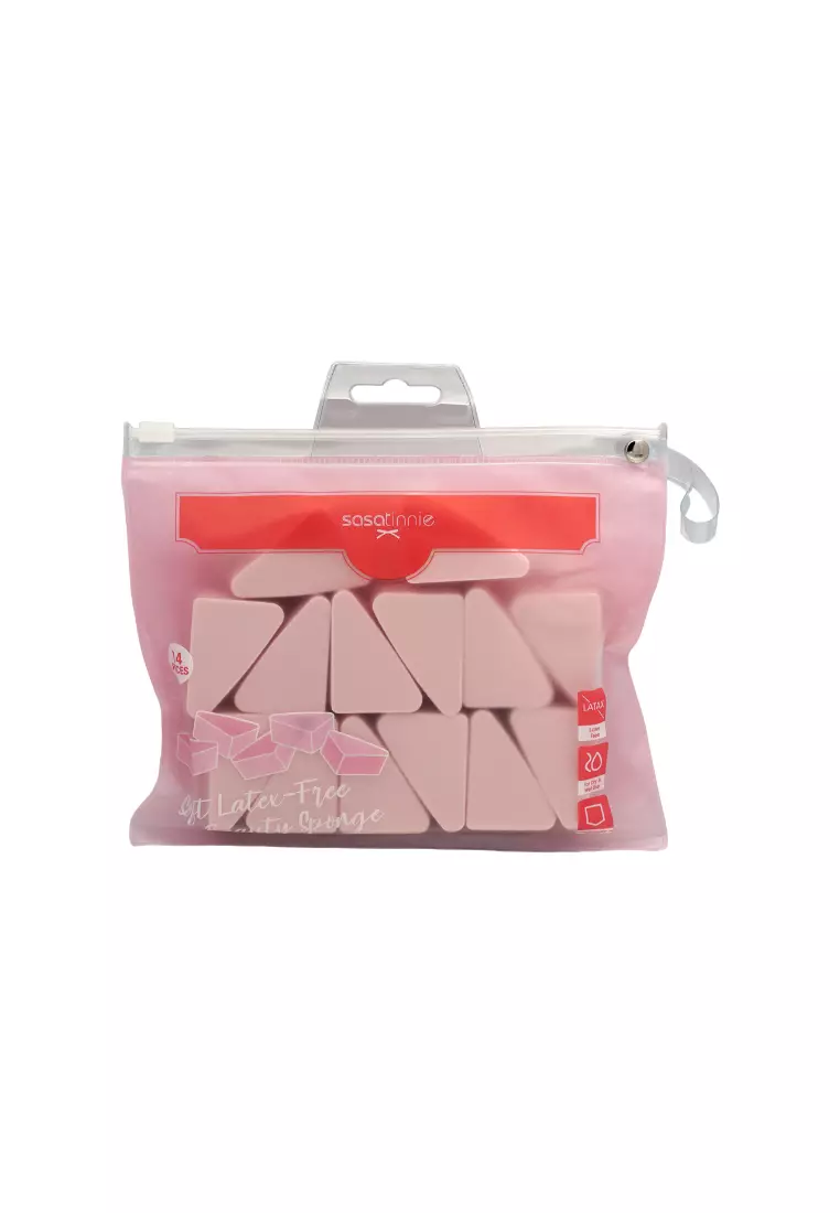 SASATINNIE Soft Latex-Free Beauty Sponge 14piece