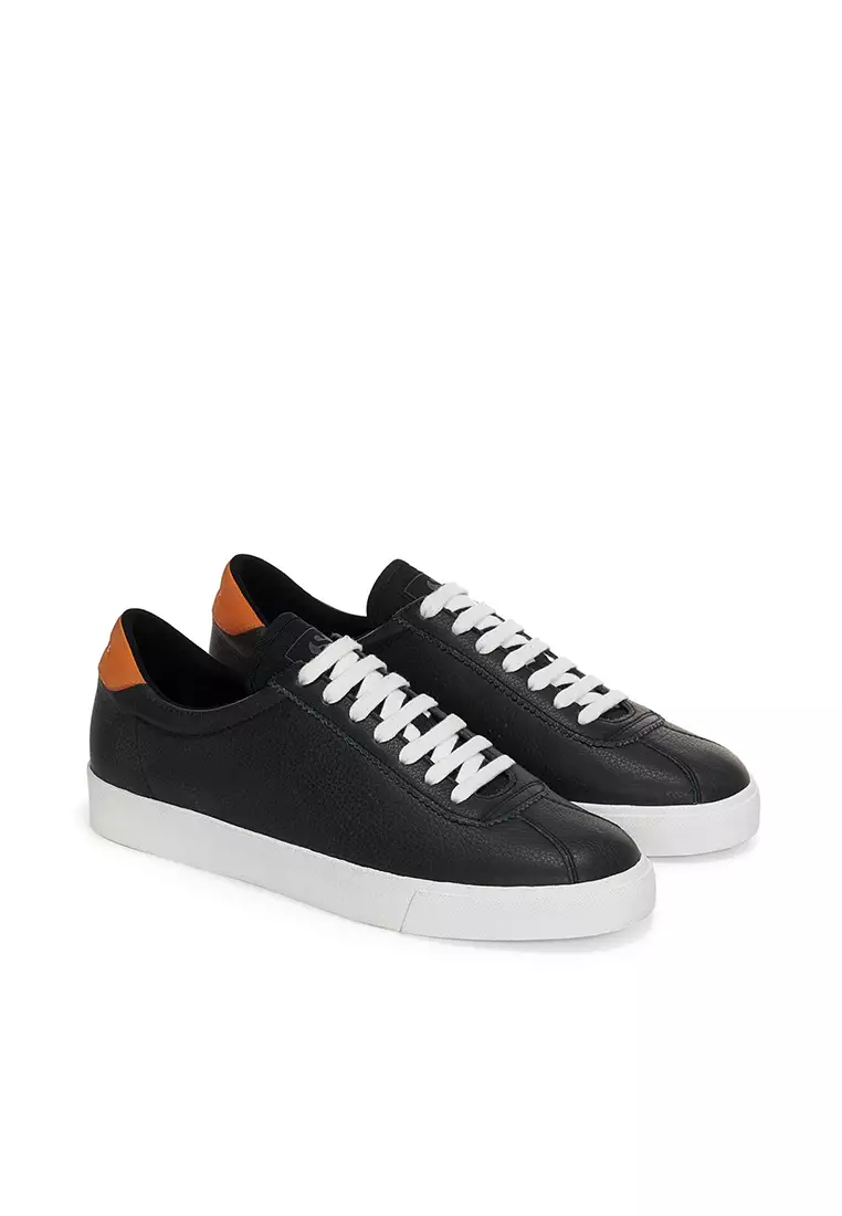 2843 Club S Comfort Leather Black-Orange