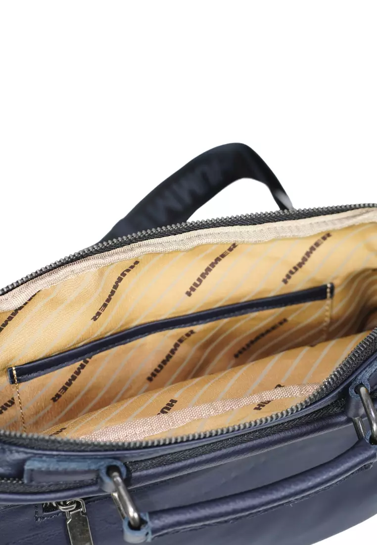 HUMMER LEATHER HORIZONTAL SLING  BAG - 18131071