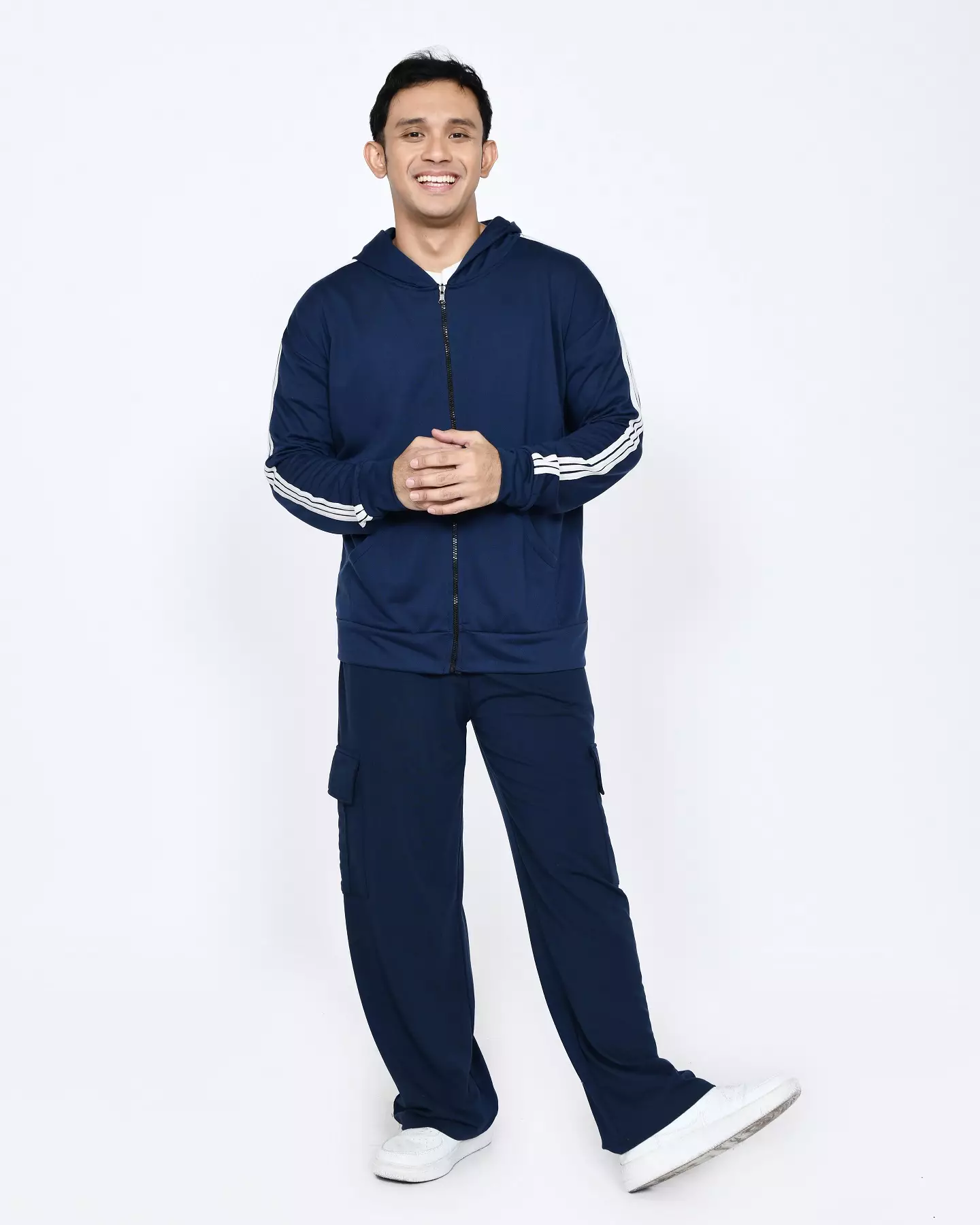 Celana Panjang Pria - Sporty Cargo Pants BIRU