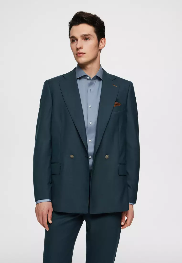Pure Wool Suit Blazer