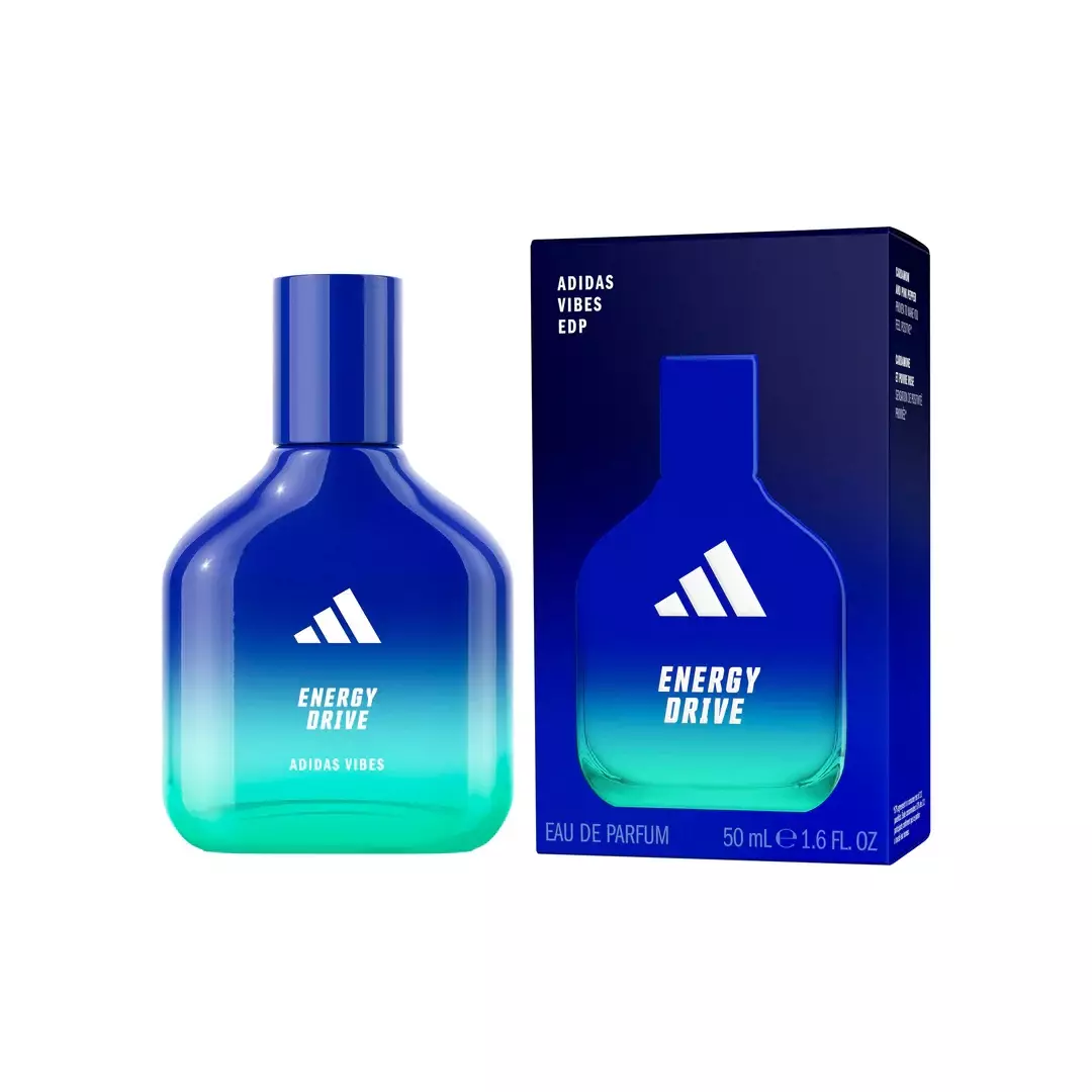 ADIDAS VIBES Energy Drive Eau De Parfum (EDP) 50ml FREE POUCH BIRU ADIDAS