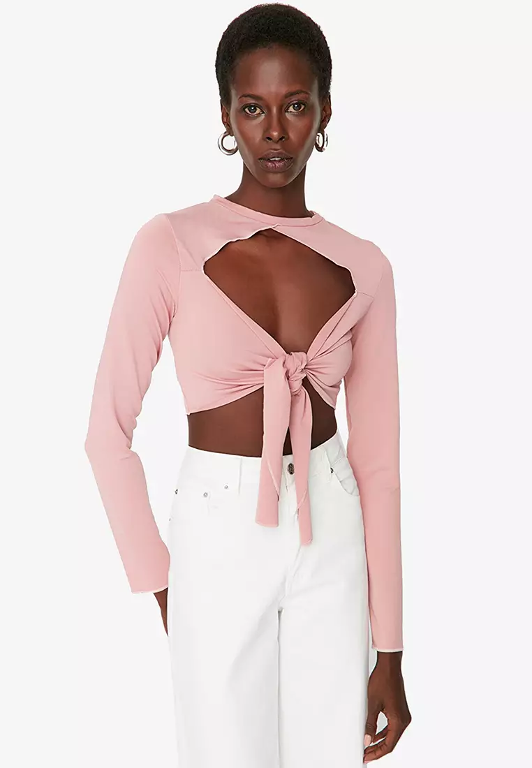 Buy Trendyol Crop Top 2024 Online ZALORA Singapore