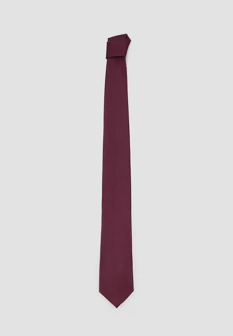 Plain Silk Tie