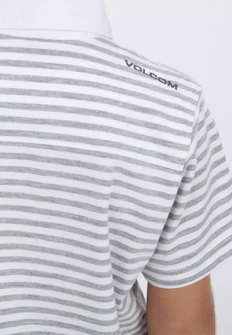 KPL TYPSY STRIPY SHORT SLEEVE POLO WHITE