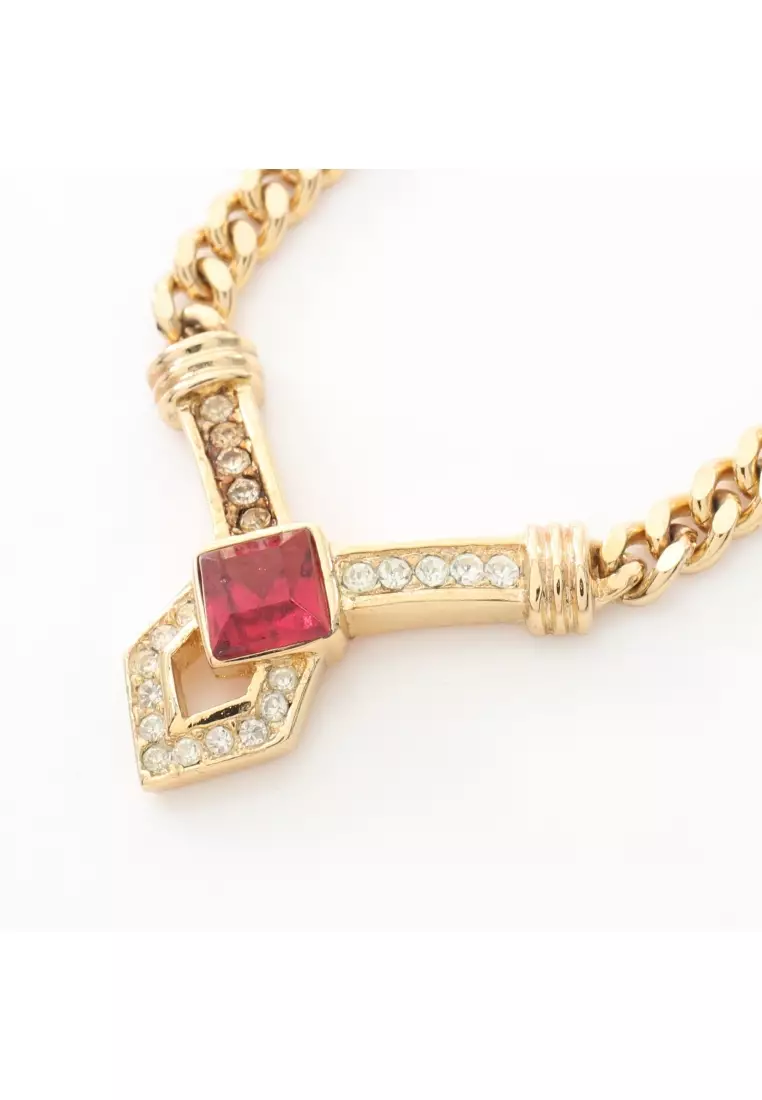 Buy Christian Dior Pre loved Christian Dior necklace GP Rhinestone