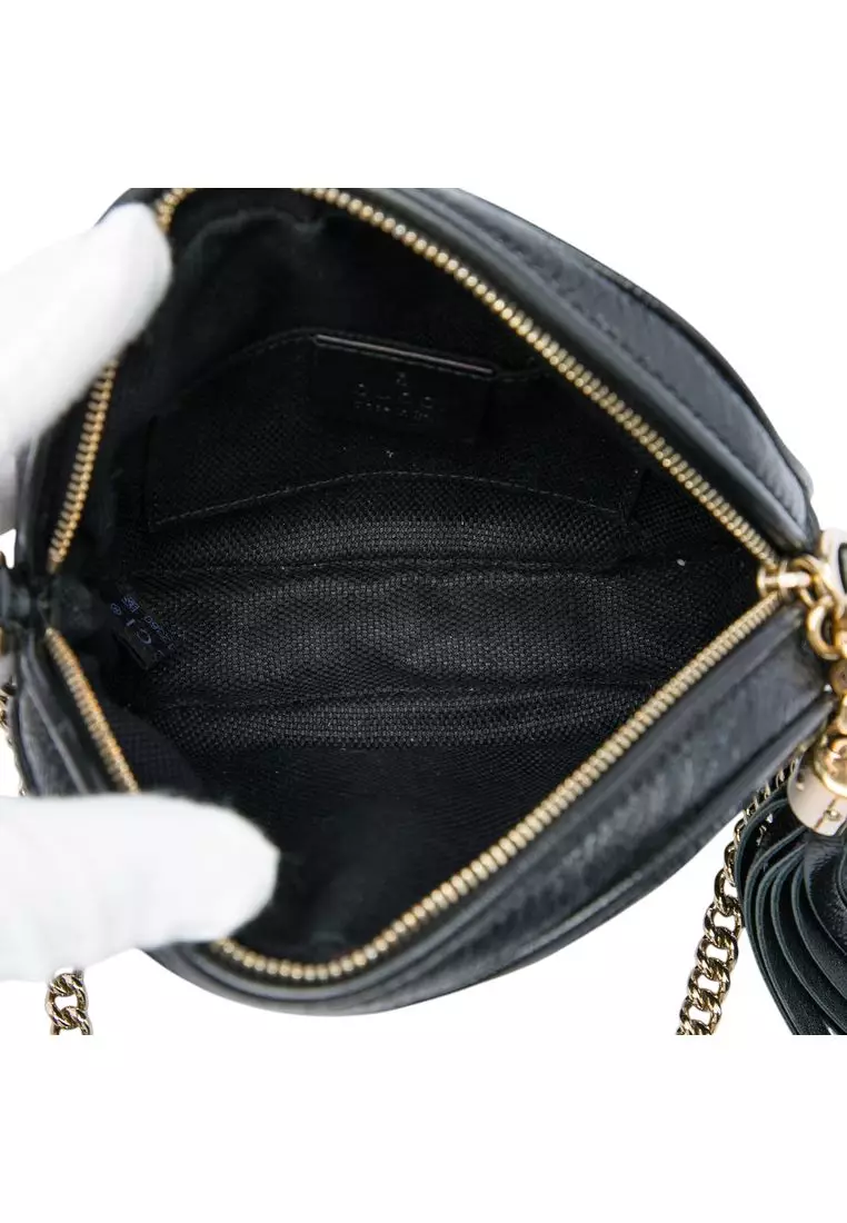 Pre-Loved Gucci Mini Patent Soho Chain Crossbody