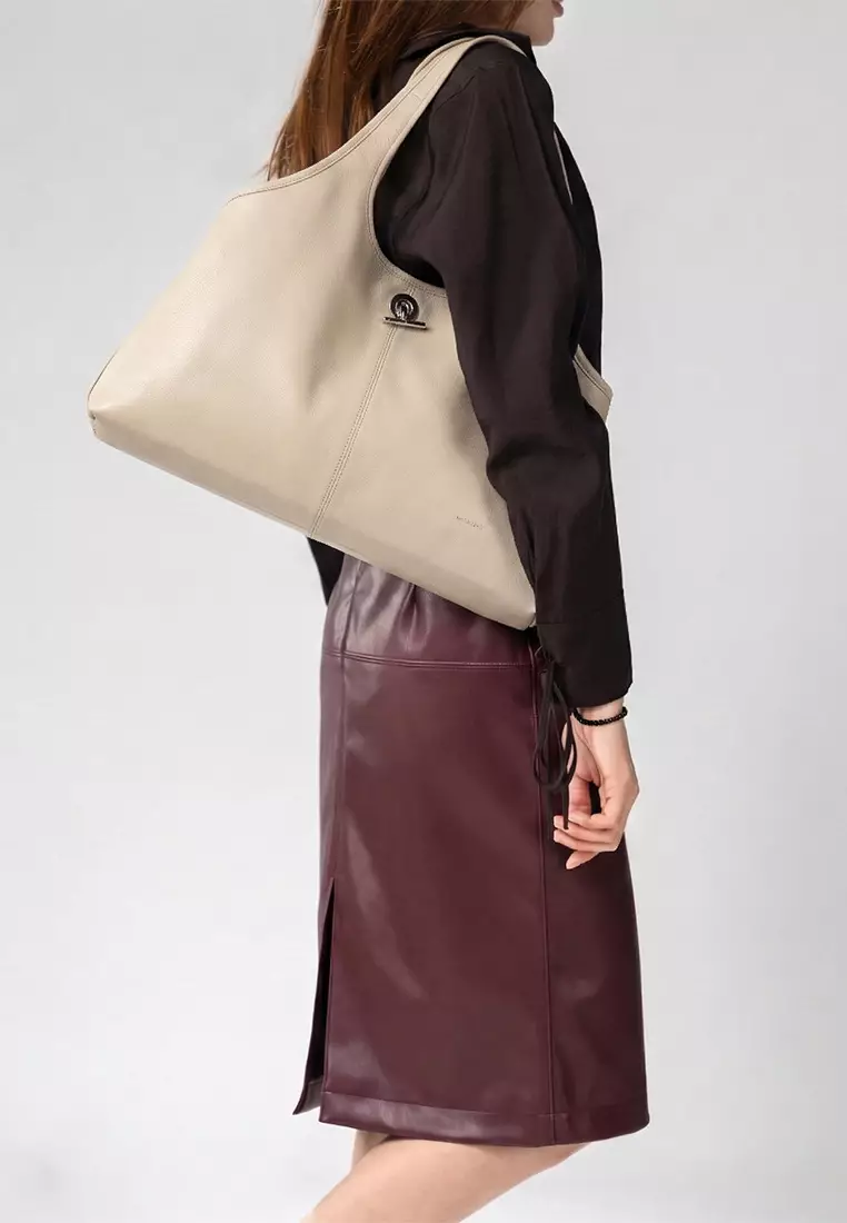 ALEX II Landscape Tote Bag - Cream Beige