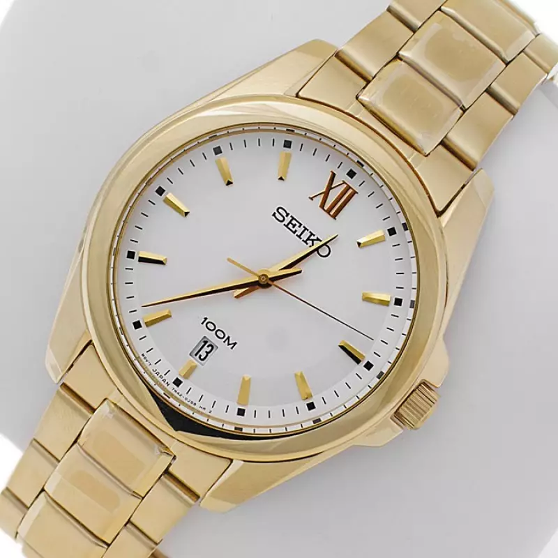 Seiko SGEG64P1 Rantai Full Gold Cowok