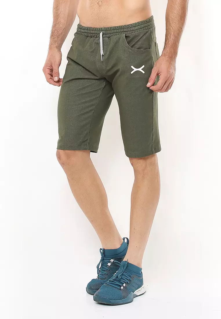FLEXZONE Beach Board Swim Shorts BeachDenim Series Army Green