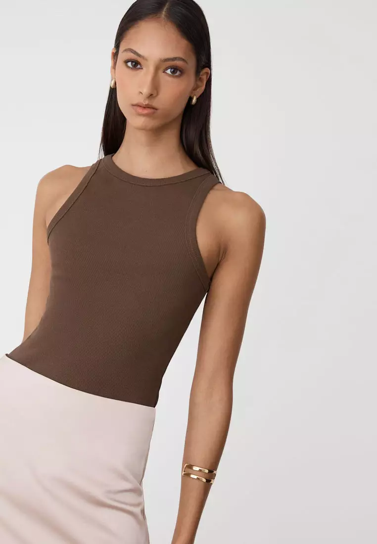 Devon Cotton Blend Singlet