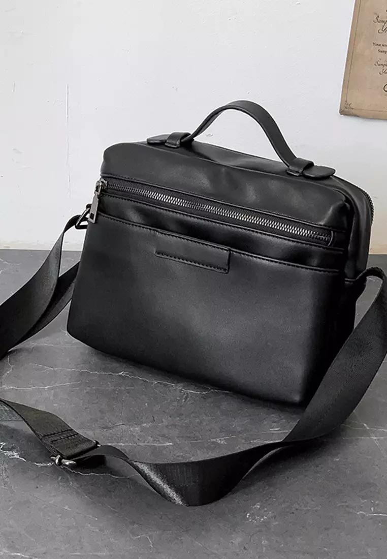 Men's briefcase shoulder top bag