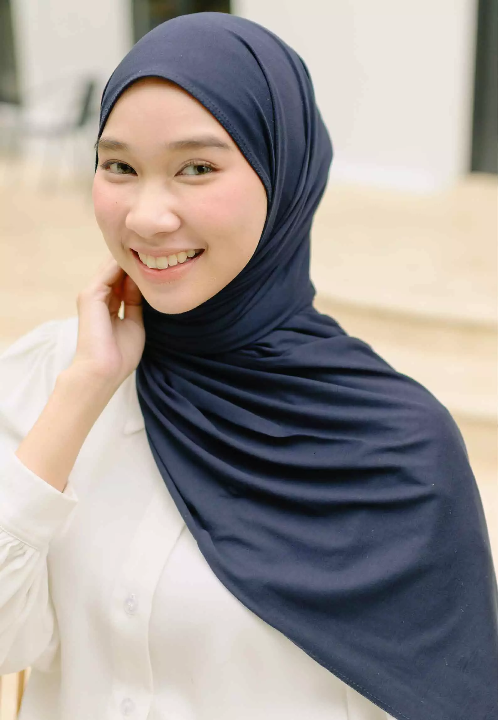 Tana Shawl Navy