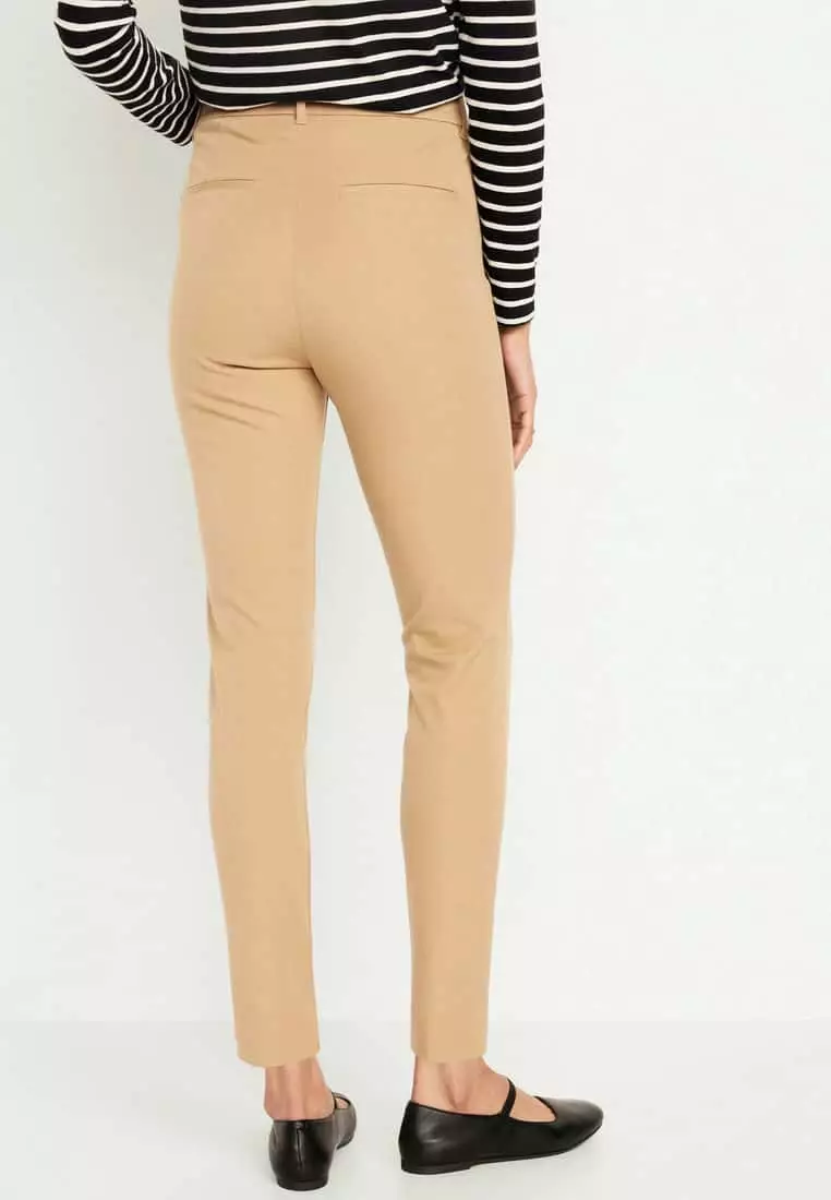 High-Waisted Pixie Skinny Ankle Pants For Women