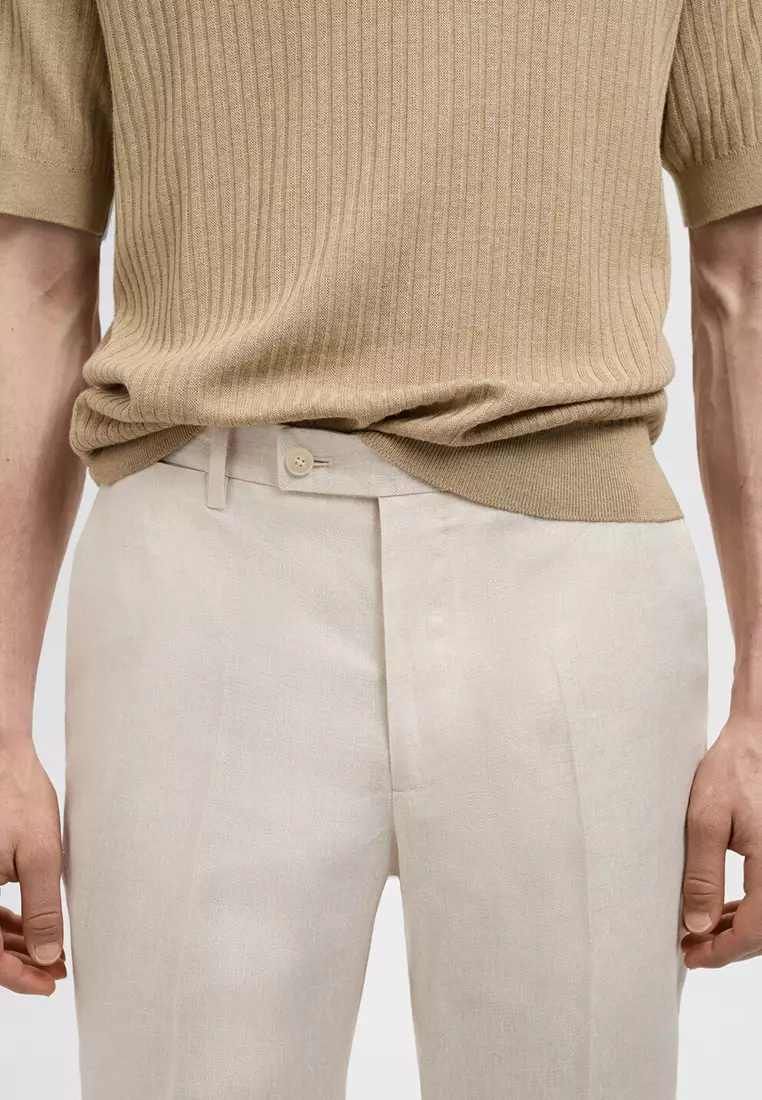 Slim Fit Suit Pants