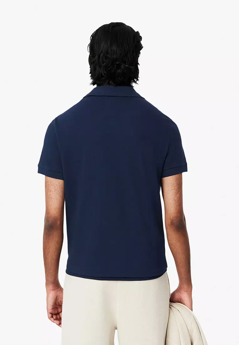 Classic Fit Open Neck Paris Polo Shirt