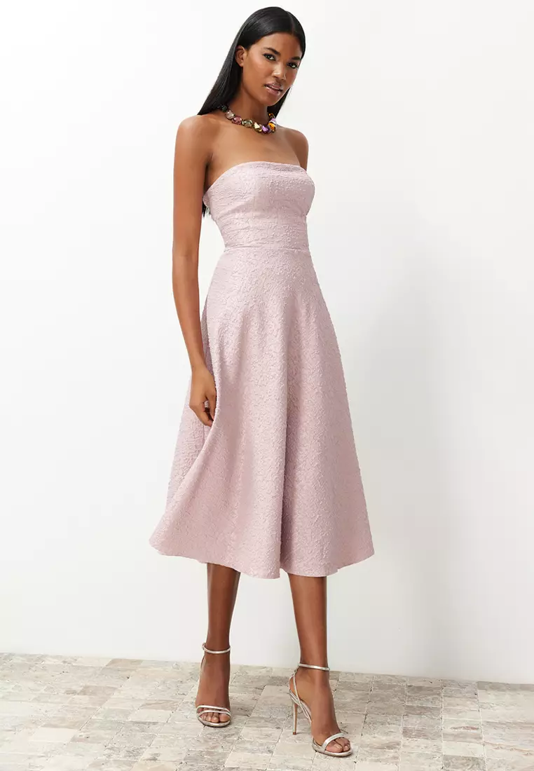 A-Cut Elegant Evening Dress
