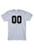 MRL Prints grey Number Shirt 00 T-Shirt Customized Jersey 13D14AAB18256CGS_1