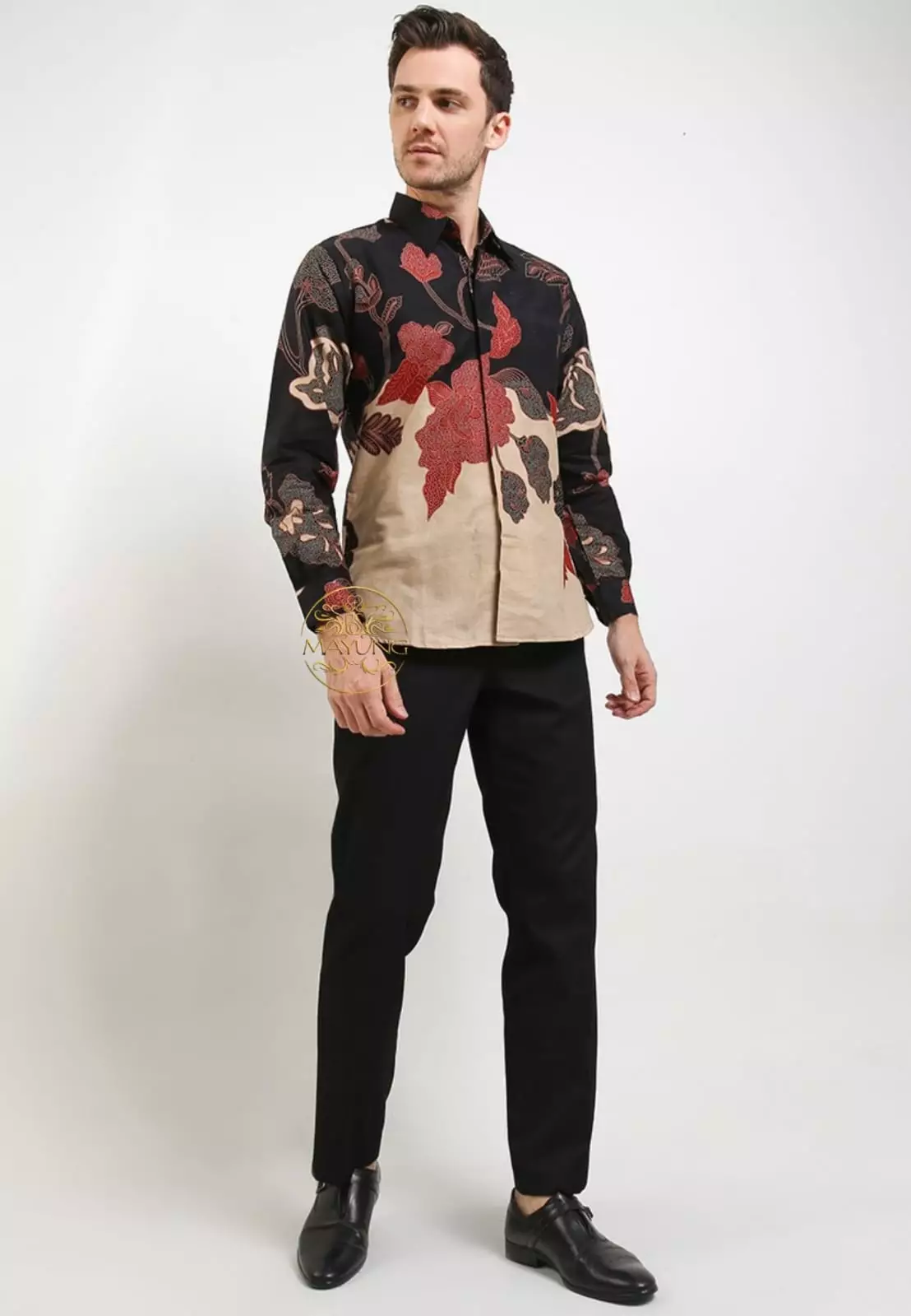 Mandevilla Item Kemeja Batik Premium Slimfit