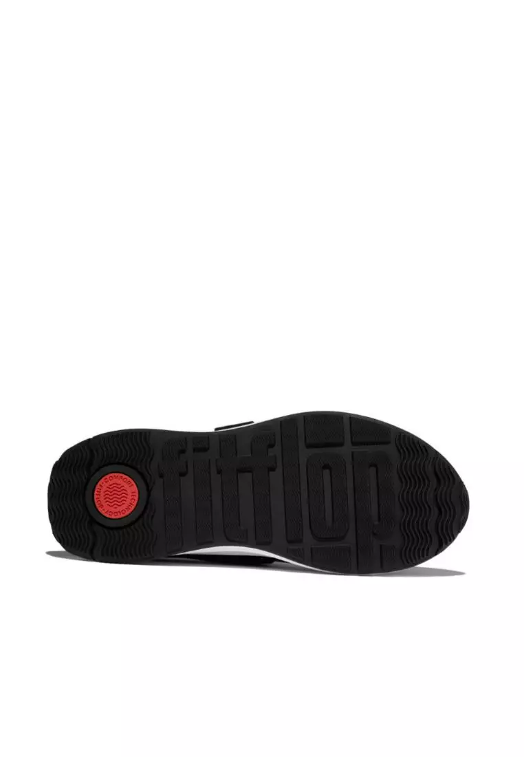 F-Mode Flow Crystal-Strap Quilted Mary Janes