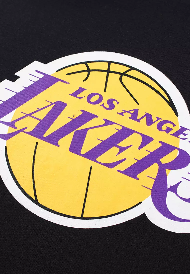 Primary Logo Team Los Angeles Lakers Regular Fit Mens T-Shirt