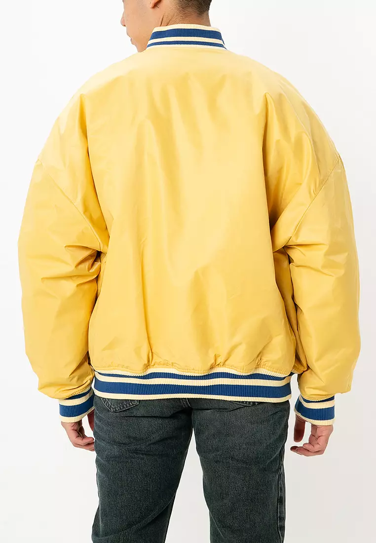 Yellow bomber jacket zara sale