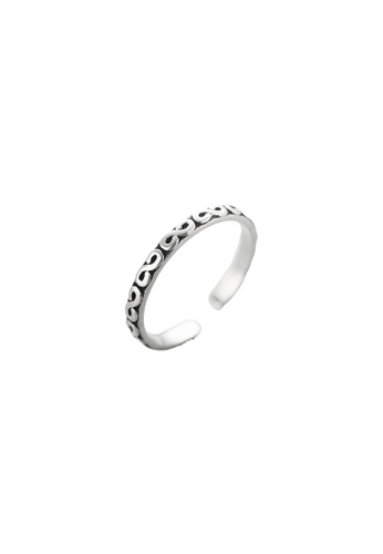 ZITIQUE silver Women's Infinity Symbol Open Ring - Silver D953EAC4CA1A2DGS_1