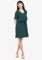 ZALORA BASICS green 100% Recycled Polyester Layer Mini Dress 59782AA0B9562FGS_4