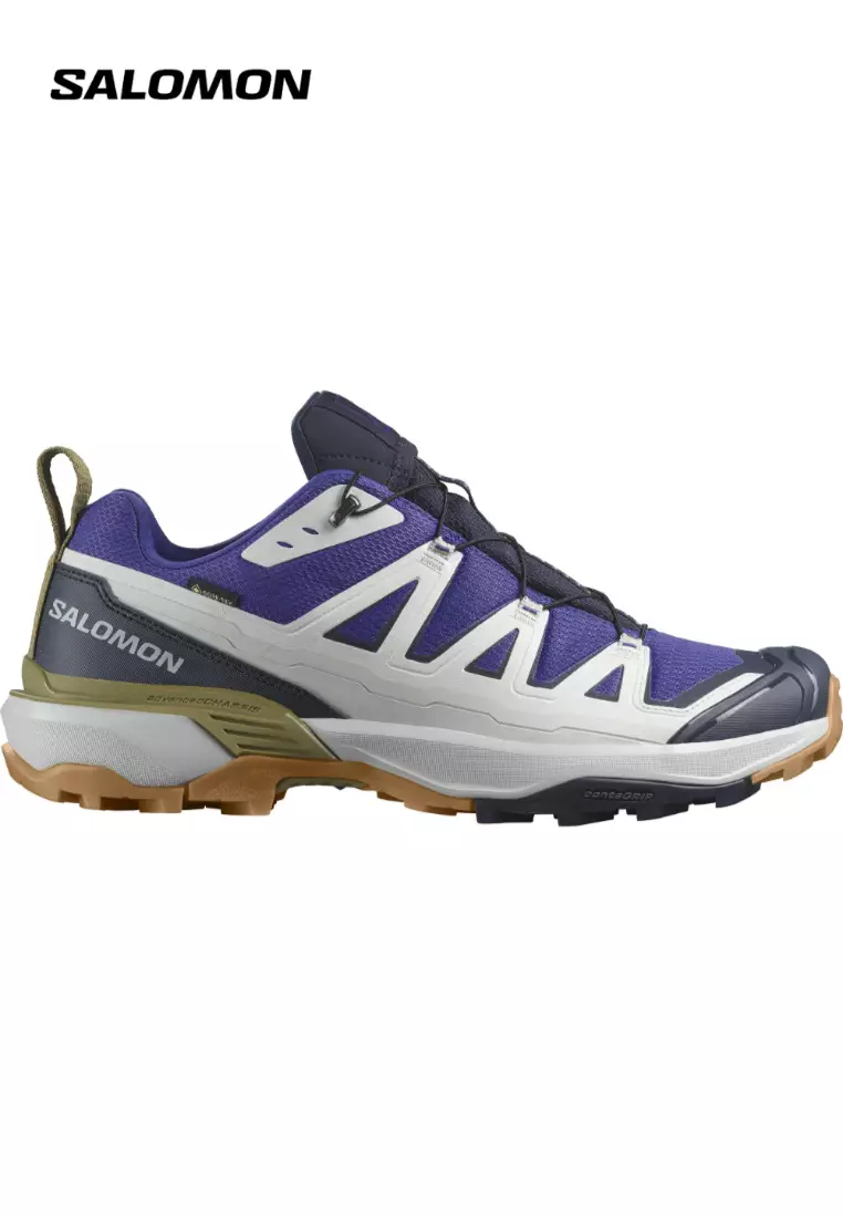 Discount on Salomon  shoes - SKU: X ULTRA 360 EDGE GTX Men Outdoor Shoes in Spectrum Blue / Glacier Gray / Sharkskin