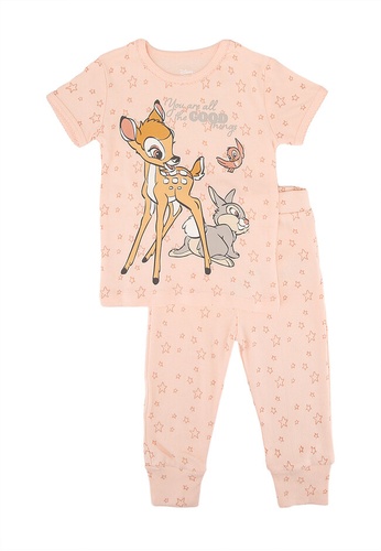FOX Kids & Baby pink Disney Short Sleeves Tee and Pants Set F70F3KA75EF407GS_1