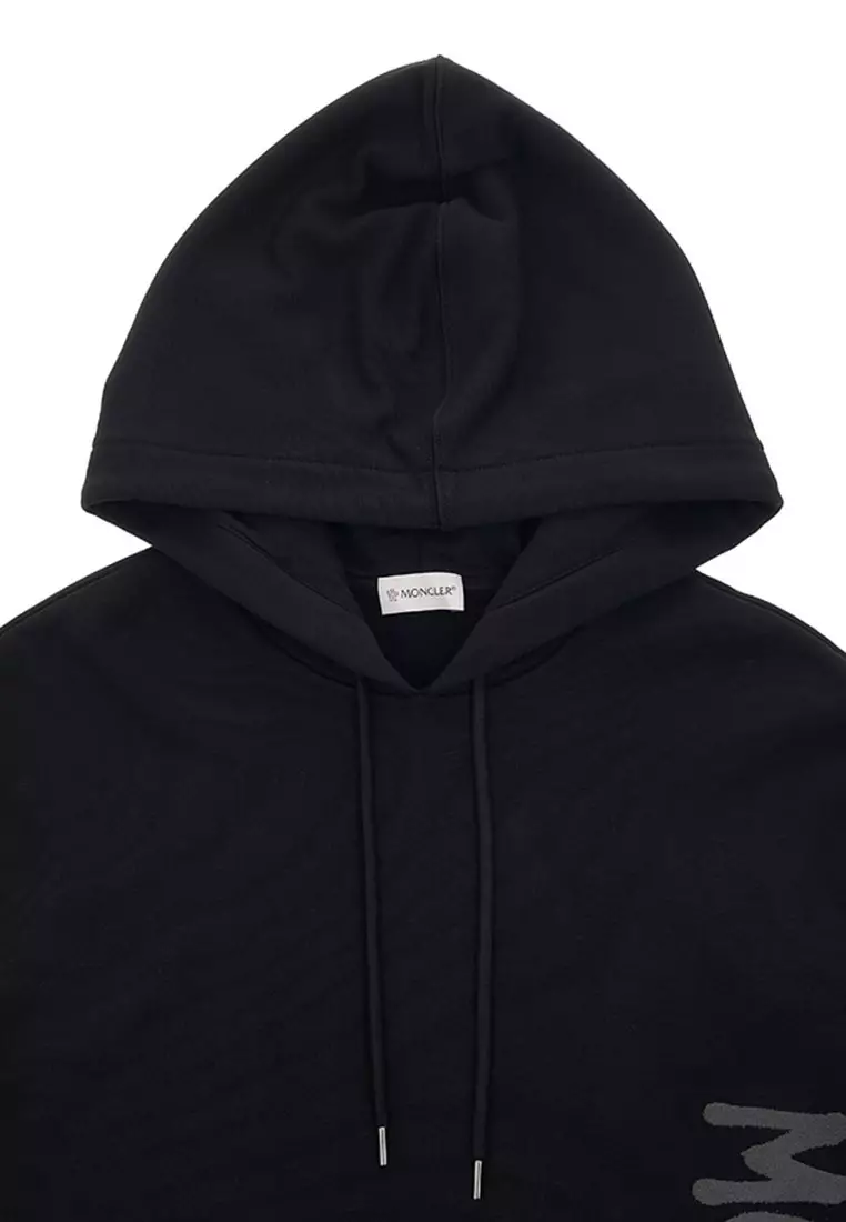 【関税/送料無料】MONCLER*Logo Printed Hoodie Buy Moncler Logo Printed Hoodie in Black 2025 Online | ZALORA