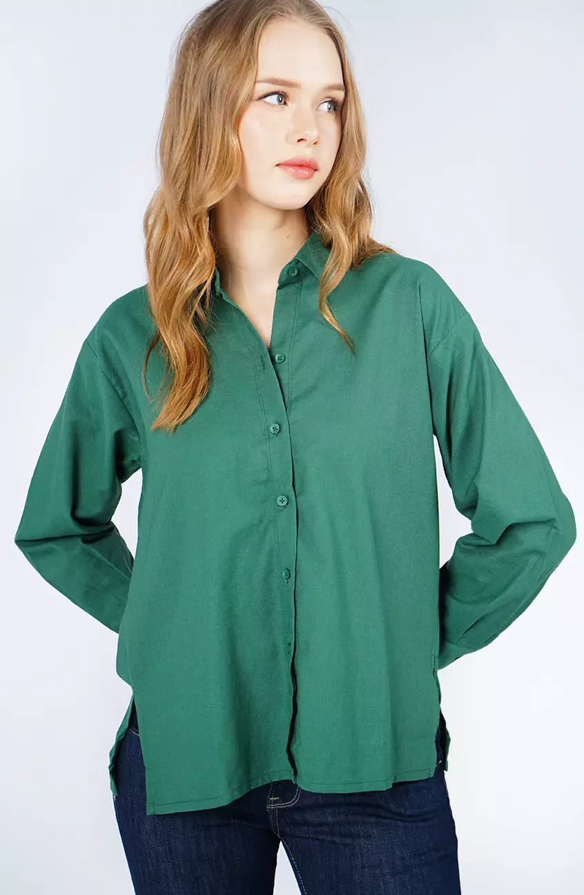 Kemeja Wanita Karla Green