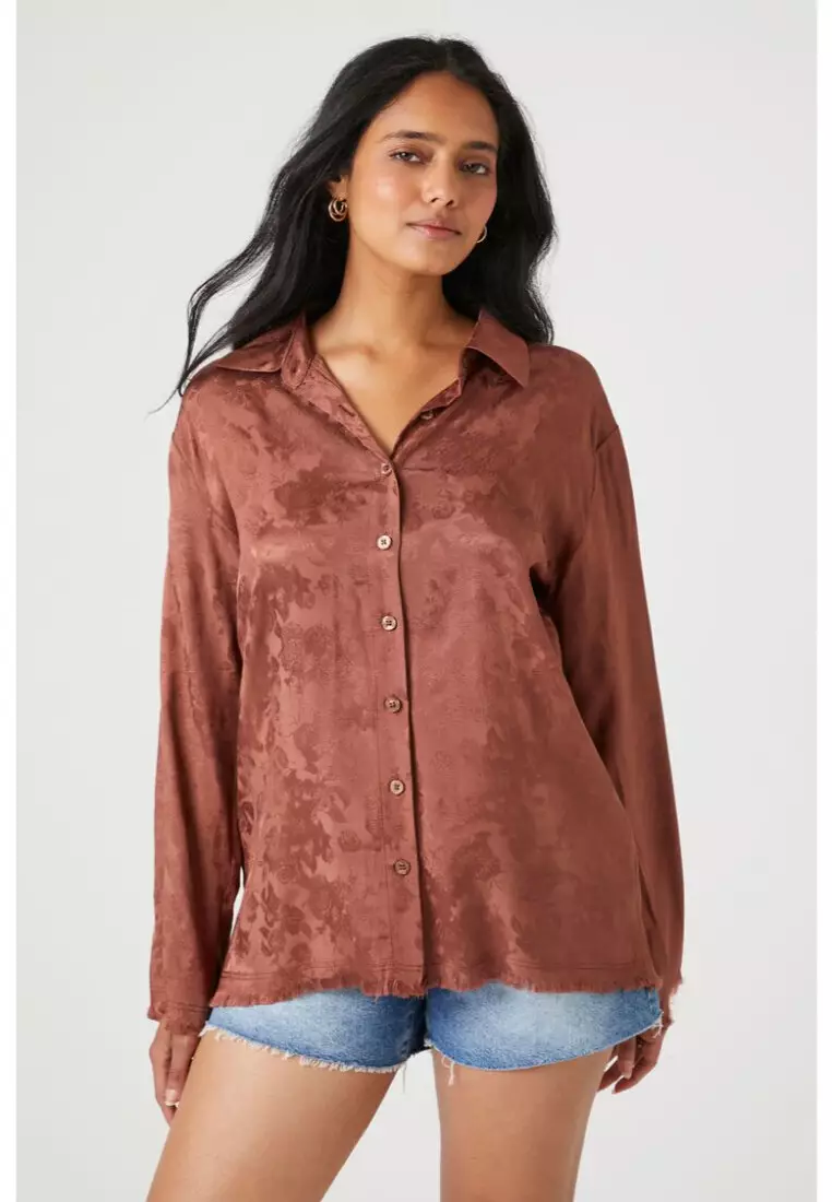 Forever 21 velvet shirt sales