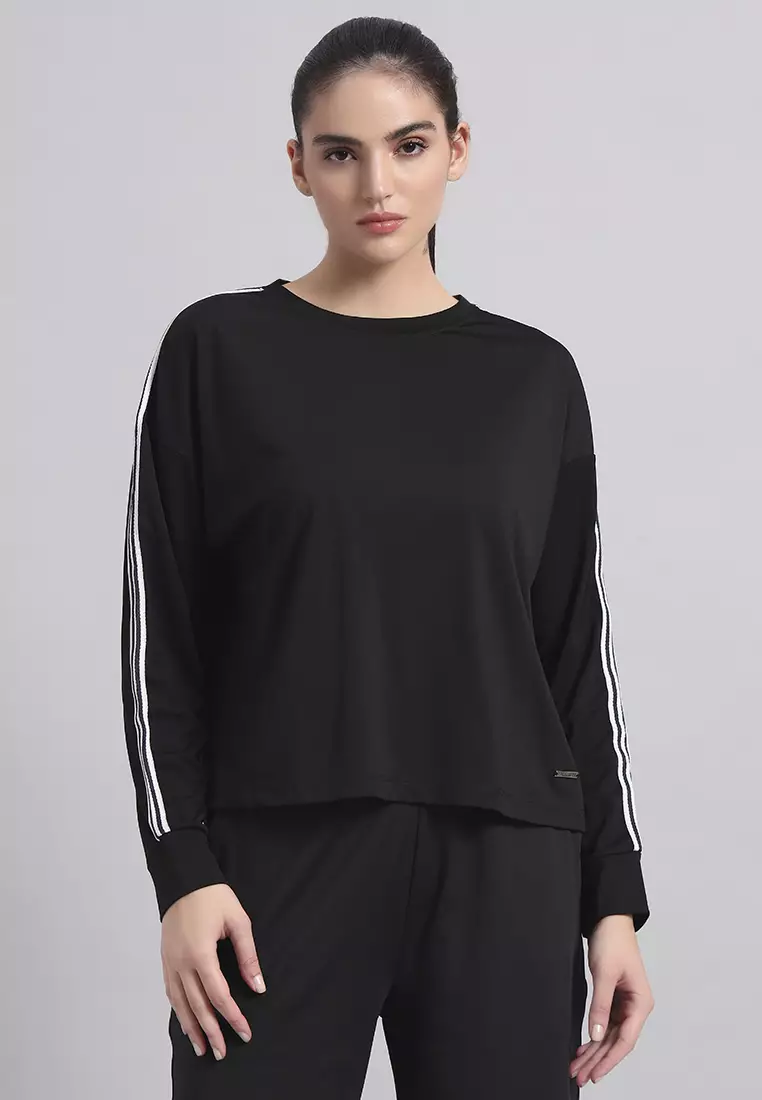 Women’s Designer Loose Black Top