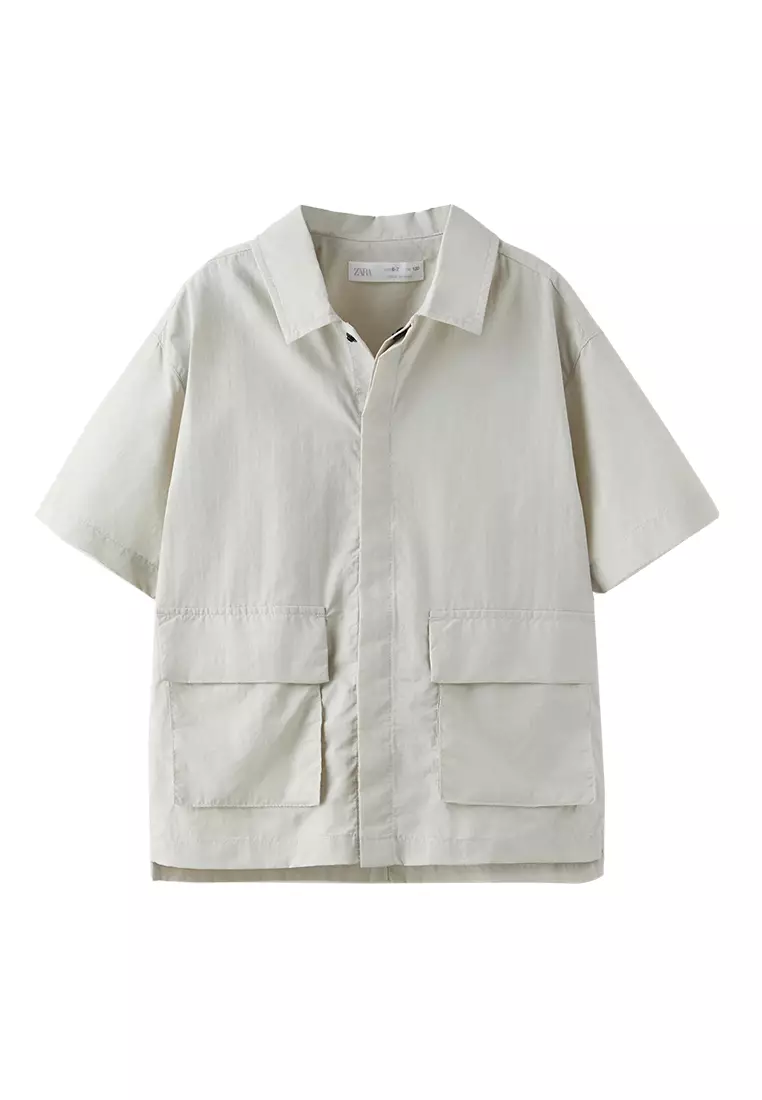ZARA Short Sleeve Shirt 2025 | Buy ZARA Online | ZALORA Hong