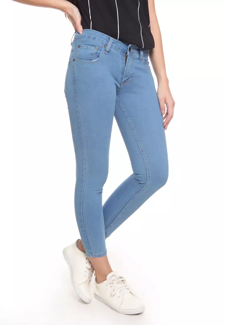 2RW Jeans Mid Rise Sculpt Jeans Sky Blue 2R906