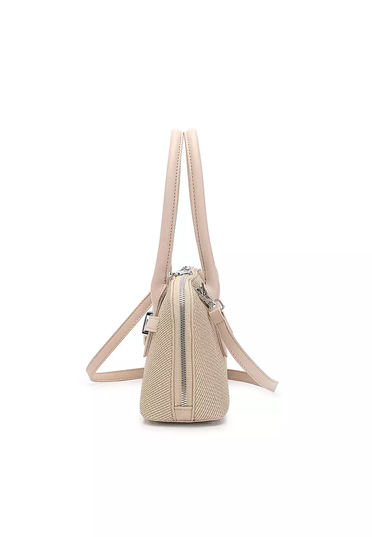 Women's Top Handle Bag / Sling Bag / Crossbody Bag - Khaki