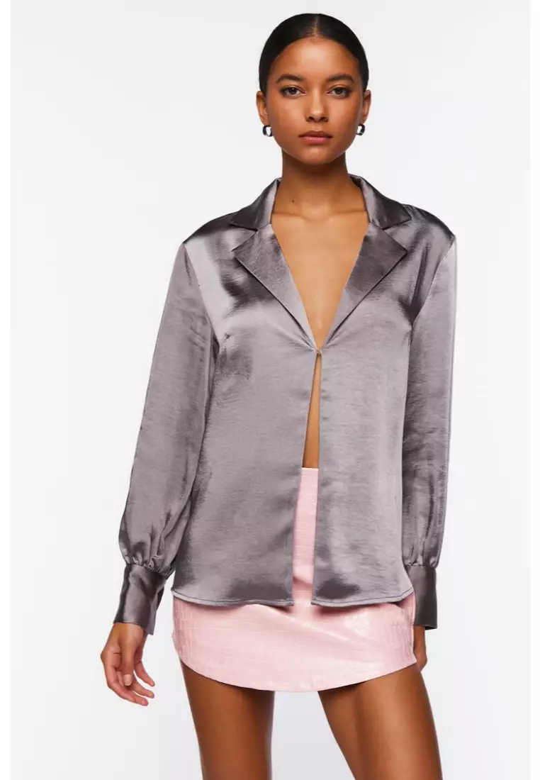 Grey blouse sales forever 21