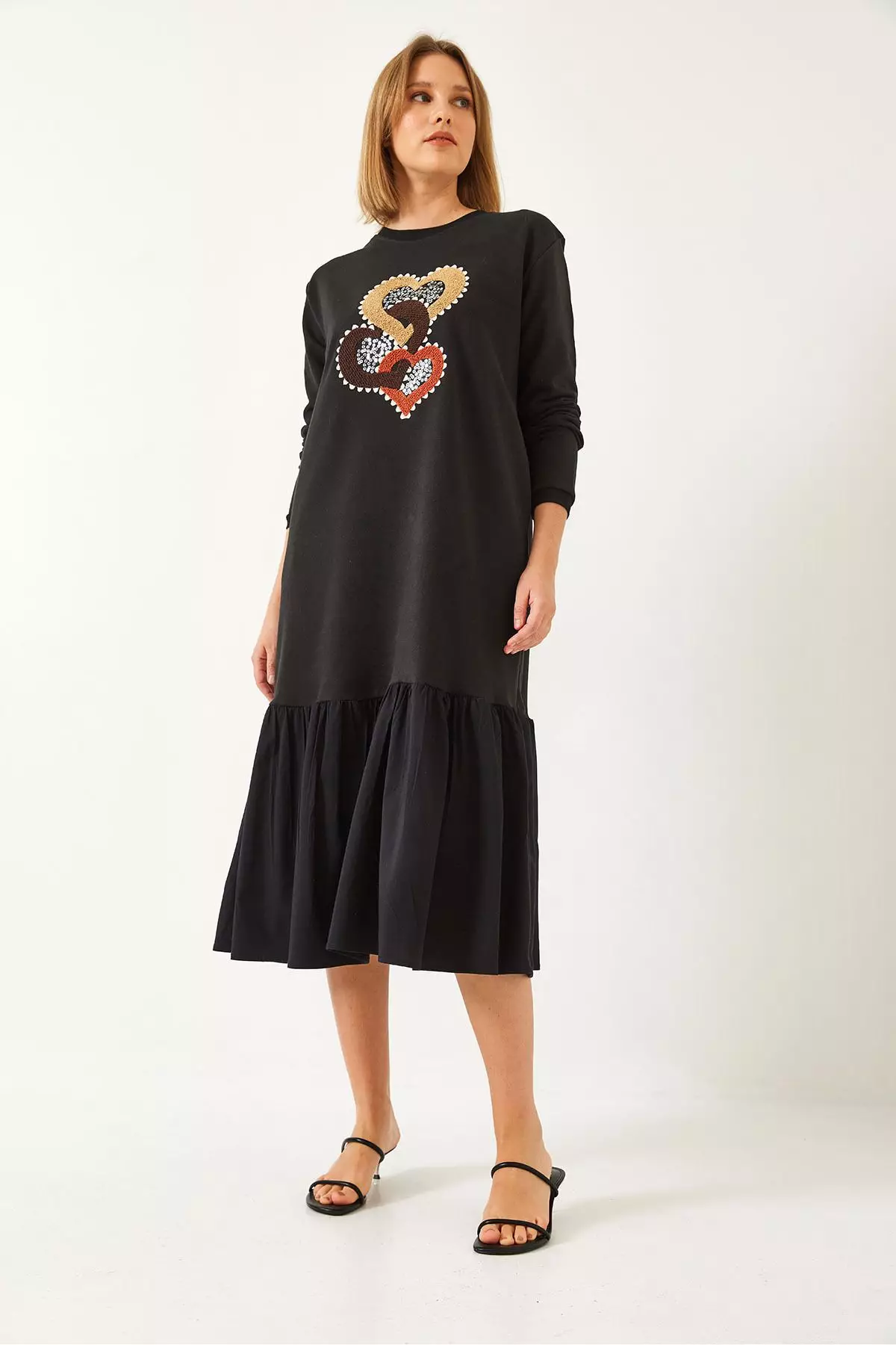 Women's Sequin Embroidered Long Dress 8091 60351360