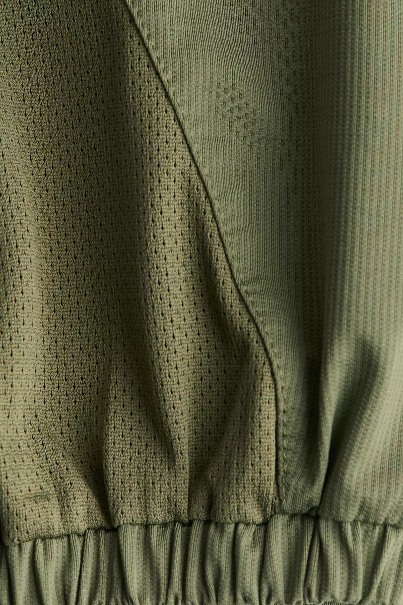 Mesh-detail joggers