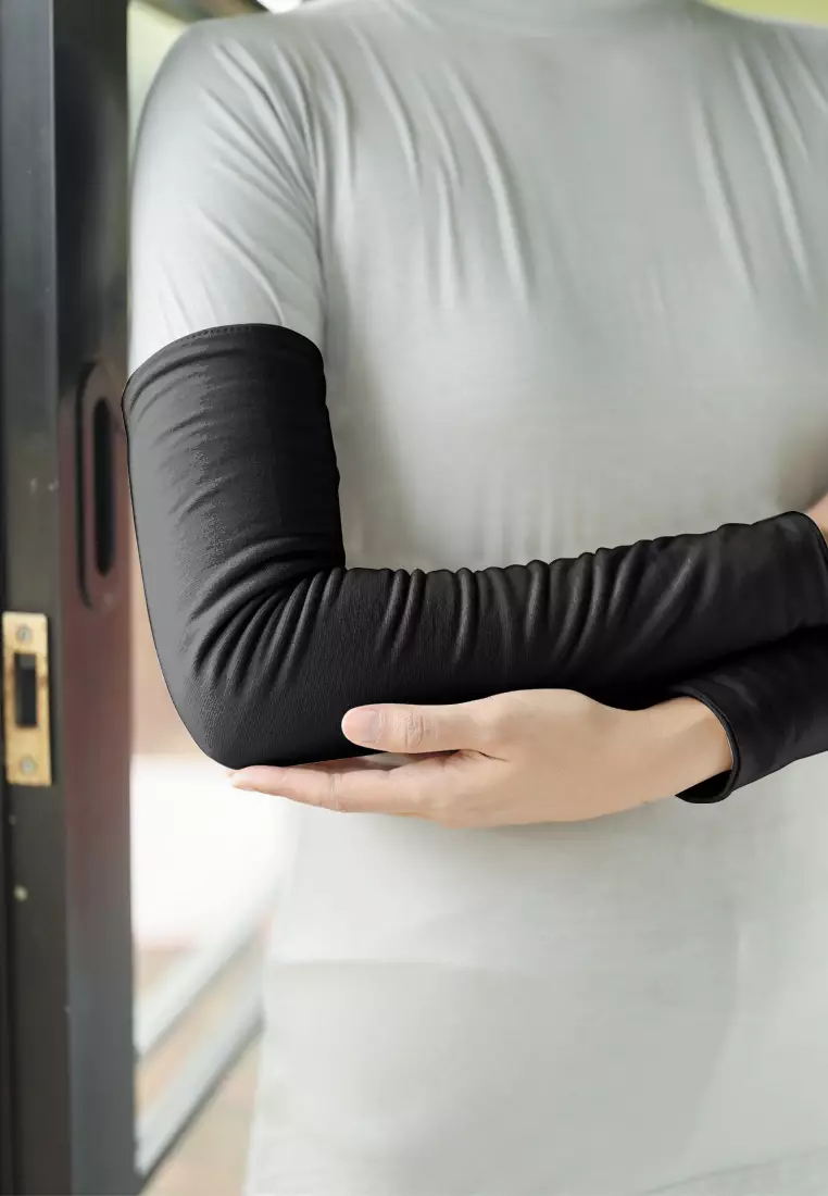 Cotton Bee - Leia Hand Sleeve | Manset Tangan Handsock Tencel - Black