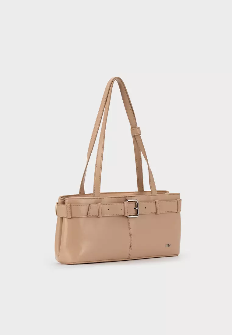 BUCKLE-BELT SHOULDER BAG