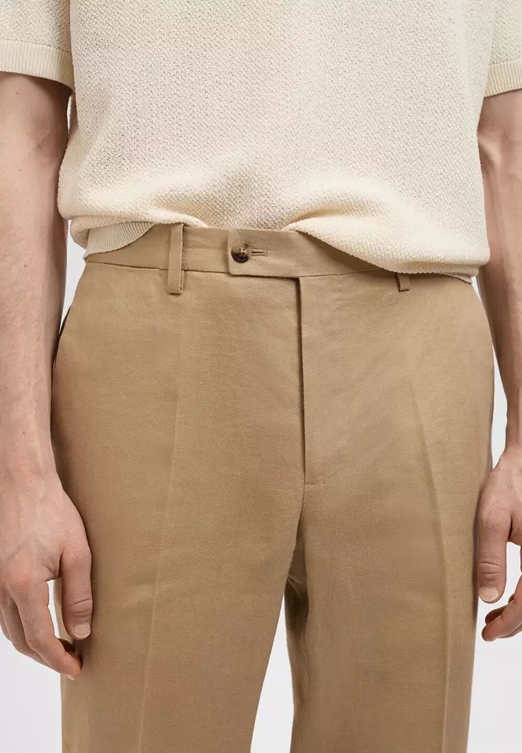 Slim Fit Suit Pants