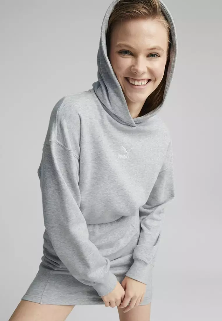 Puma hooded sweatshirt dress deals