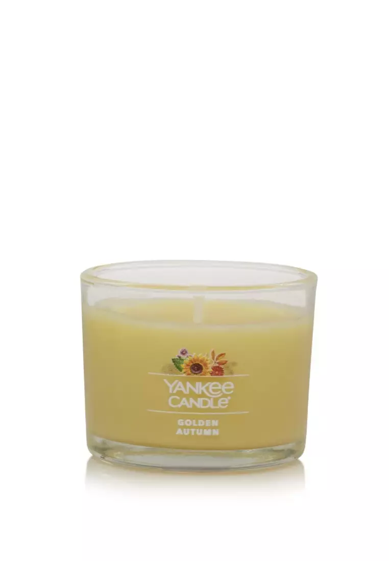 Buy Yankee Candle Golden Autumn Mini Jar Candles Soy Wax Scented Candle 2023 Online ZALORA