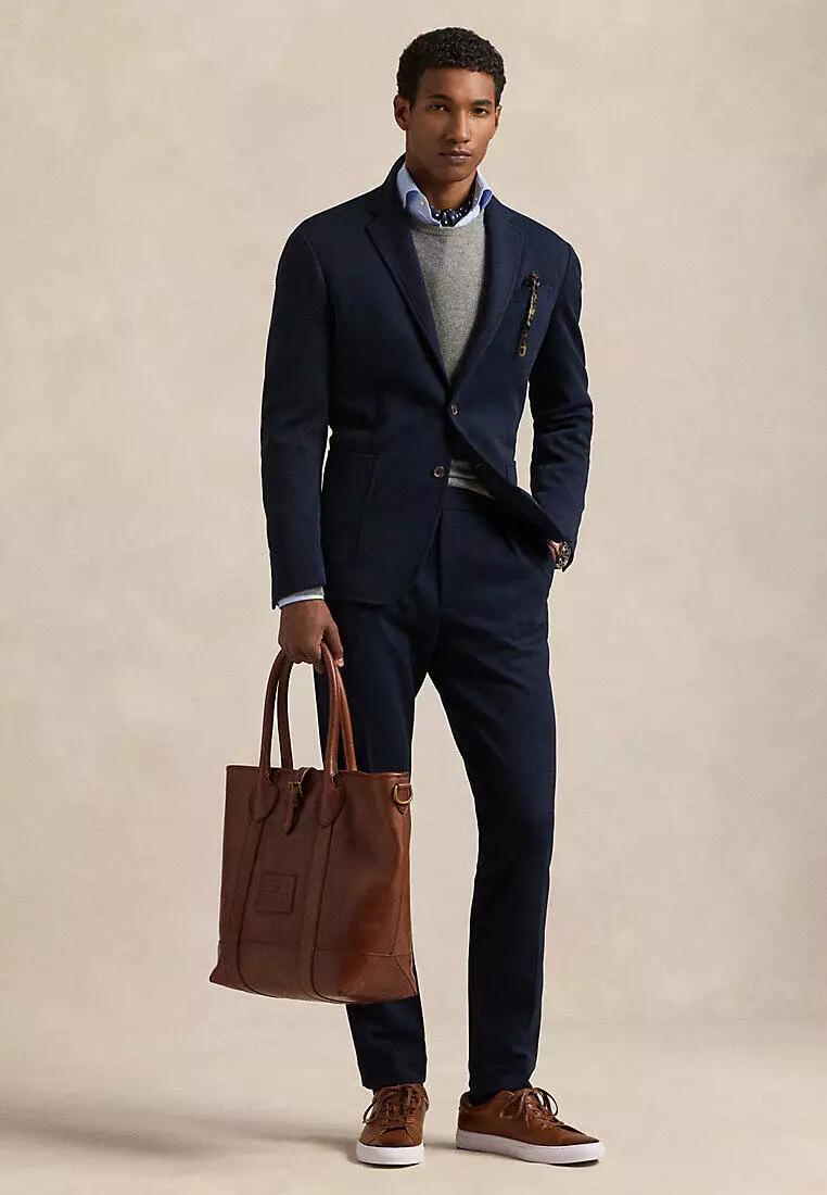 Polo Soft Modern Double-Knit Suit Jacket