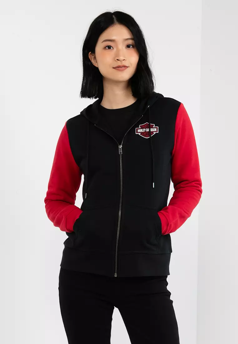 Harley davidson zipper sweatshirt deals
