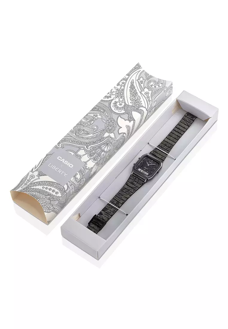 AQ-230EBLT-1A Liberty Limited Edition Unisex Analog-Digital Watch Stainless Steel Band