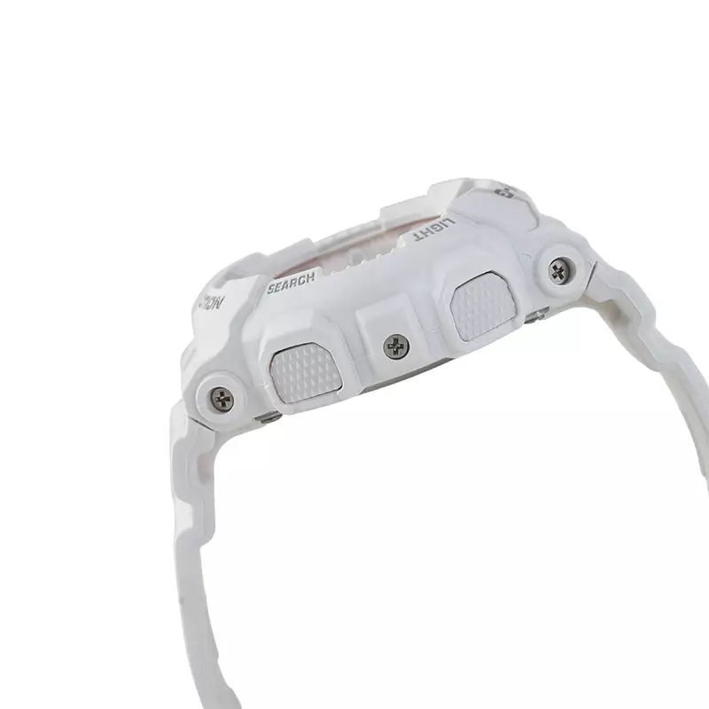 Jam Tangan Wanita Casio Baby-G BA-110X-7A1DR Digital Analog Rose Gold Dial White Resin Band